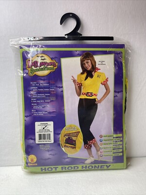 New HOT ROD HONEY Adult Costume Women s One Size (Up To 12) Grease 1950s Retro