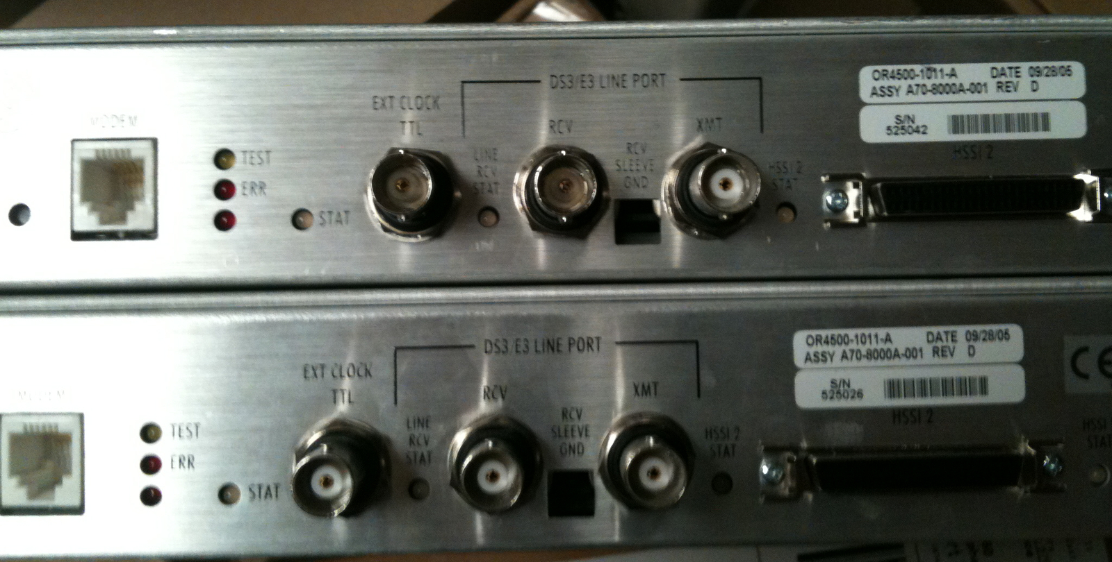 Larscom A70-8000A-001 Orion 4500 T3/DS3/E3 Multiplexer 2 HSSI A/C (3 ...