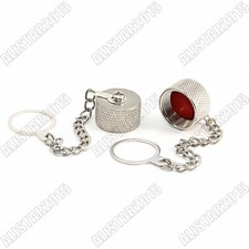 30Pcs Protective Cover Dust Cap For N Female Jack RF Connector With Ring Chain