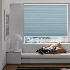 CUSTOM CUT Cordless 38MM Blinds Cellular Shades Blackout Home Decorators-3colors