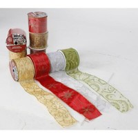 24X WH Geschenkband Auf Rolle PräSent Verpackung Weihnachten Xmas Advent Papier