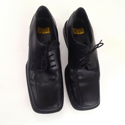 Nunn Bush NXXT Mens 9.5 M Black Oxford Leather Dress Casual Shoe