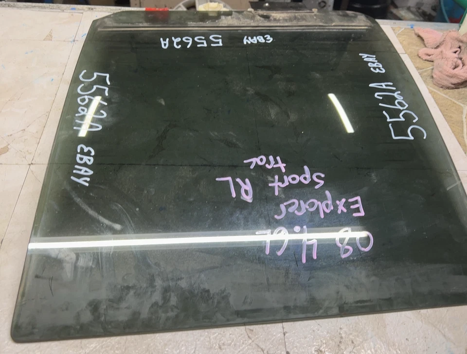 2002-2010 EXPLORER MOUNTAINEER со стороны водителя левая задняя дверь стекло окно в сборе - Изображение 4 из 4