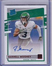 Darnell Mooney 2020 Donruss Chronicles Draft Picks Red Parallel Rc Auto