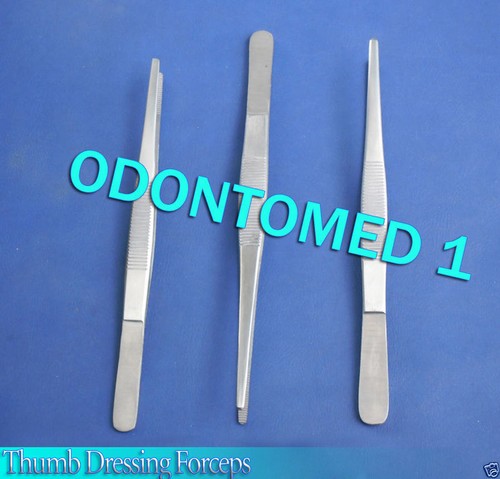 6 Daumenverband Pinzette 6" Wellenschliff Pinzette Chirurgisch  - Bild 3 von 3