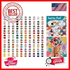 JubileeYarn Fun Finger Loops Yarn - Jumbo Polyester - 100g/Skein - Variety Pa...