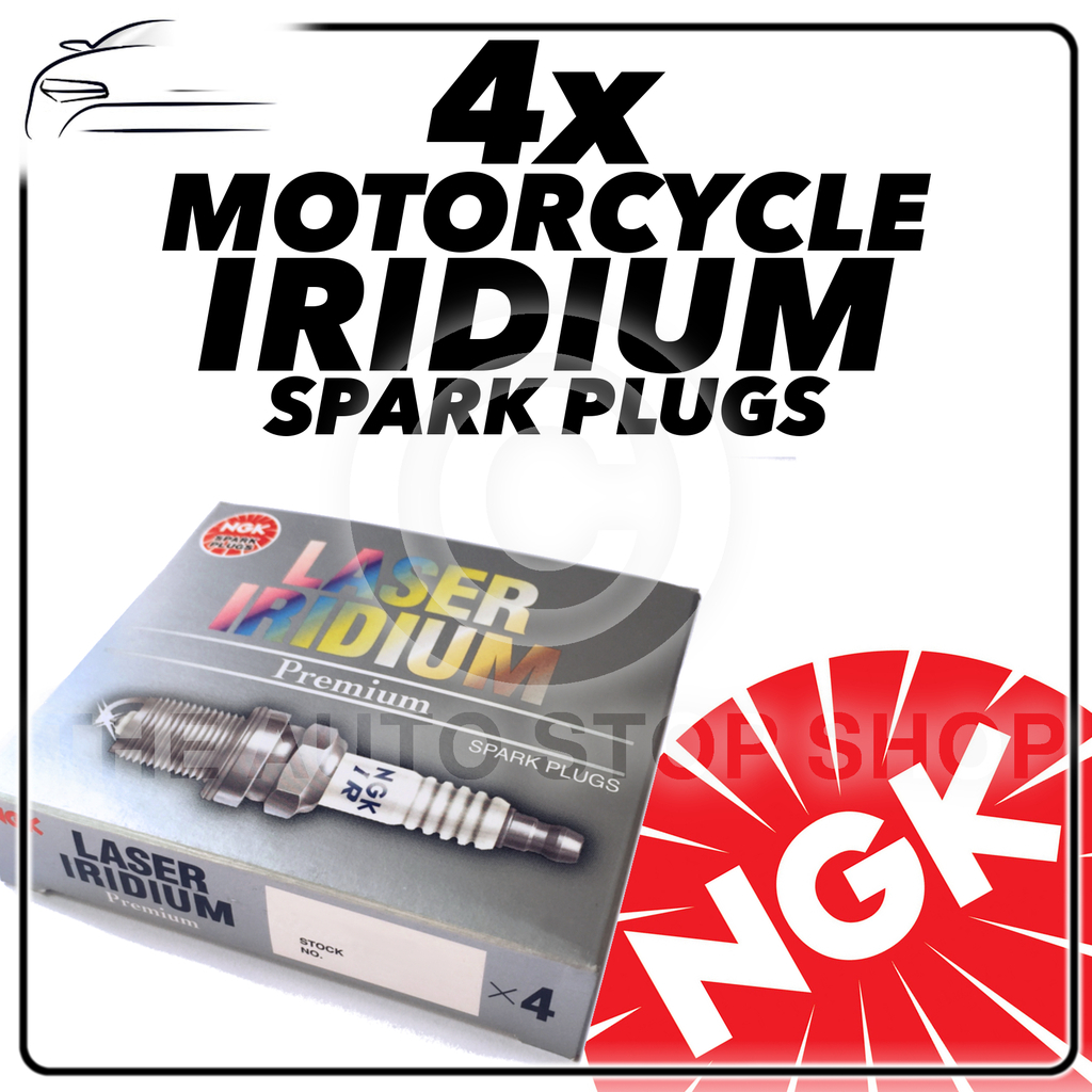 4x NGK Spark Plugs for KAWASAKI 1352cc ZG1400 A8F-CCF 1400GTR 07- No.6289
