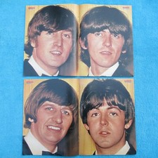 The BEATLES  POSTER BRAVO 4 Seiten 1970er