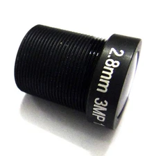 HD 1/2.5" 2.8mm wide angle CCTV IR 3MP Lens M12 for HD camera (IR-CUT Filter)