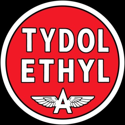 Tydol Ethyl Flying A Gasoline NEW Sign 40'' Dia. Round USA STEEL XXL Size