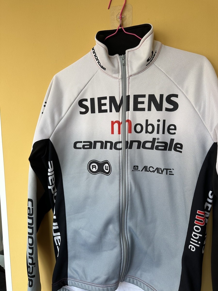 Cannondale POLARTEC 薄手フリース サイクルジャージ USA製 Cannondale Mens Cycling Jersey Long Sleeve Siemens Full Zip winter