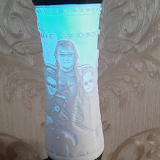 LED Lampe zylindrisch mit Relief-Bildmotiv, W...