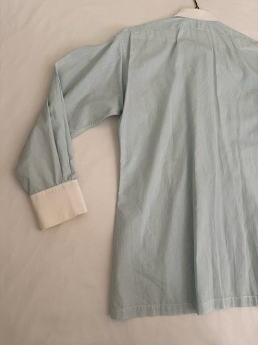 Sulka Blue/Green/ White Collared Shirt - Picture 14 of 17