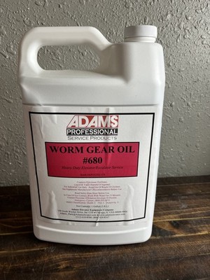 Adams Professional Worm Gear Oil #680 Heavy Duty Elevator Escalator 1 Gallon
