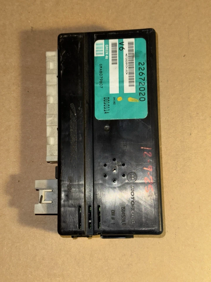 22672020 bcm carrocería módulo control ordenador 2001 Saturn L300 Foto 2 de 4