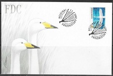 Finland 2002 Birds, Whooper Swan, First Day Cover