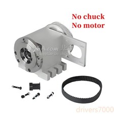 Fourth Axis Rotation A-Axis with Chuck 80mm 3-Claw 4-Claw Dividing Head