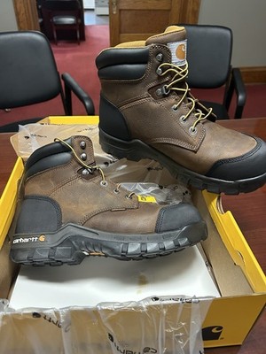Carhartt Men 6'' Rugged Flex Composite Toe Work Boot Size 10.5 CMW6220 Waterproof