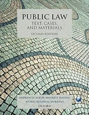 Public Law Text, Cases, and Materials 2/e, Le Sueur, Andrew & Sunkin, Maurice & 