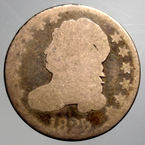 1825-P Capped Bust Dime — photo from the most recent tracked eBay sale