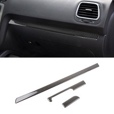 Kohlefaser Innere Vorderseite Instrumententafel Trim für VW Scirocco 2009-2016