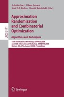 Approximation, Randomization And Combinatorial Optimization. Algorithms And...