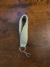 Handmade Crochet Keychain Sage/Green 