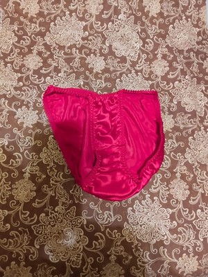 Vintage Ericka Taylor Satin String Bikini Panties Size Medium 
