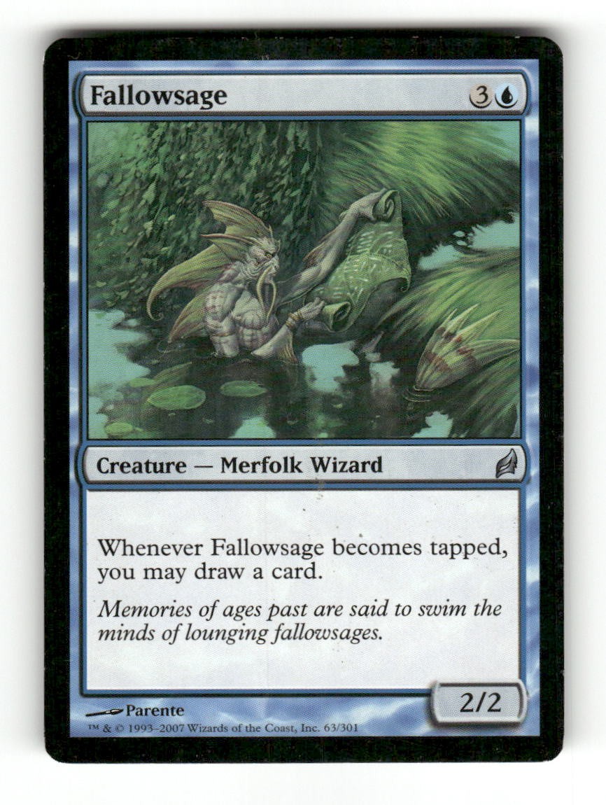 Fallowsage 63 Uncommon Lorwyn Magic: The Gathering Near Mint