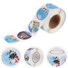 2 Rolls Zahlen Aufkleber Etikett Versiegelungsaufkleber Scrapbook -Aufkleber