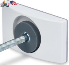 Baby Gate Wall Protectors 4-Pack White for Pressure Mounted Stairs Gates