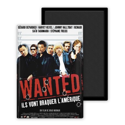 Wanted Sie werden Amerika überfallen 2003 Filmplakat Kino-Magnet Kühlschrank 54x78mm