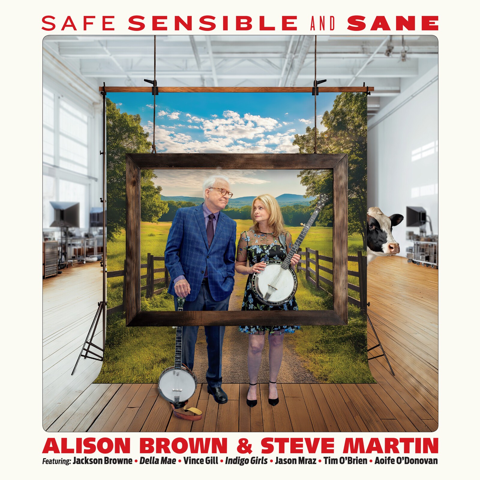 Alison Brown and Steve Martin Safe, Sensible and Sane CD COM48542 NEW