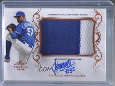 2019 Leaf Trinity Patch Auto Carlos Hernandez #PA-CH1 Patch Auto h3a