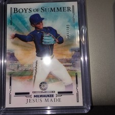 2025 PANINI SIL FOIL BOYS OF SUMMER #8 JESUS MADE RC 243/249 - MILWAUKEE BREWERS