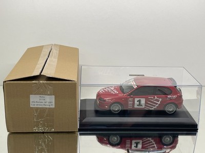 RICKO 31136 ALFA ROMEO 147 2001 CUP RACING VERSION #1 -RED 1:18- GOOD IN SC