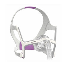 ResMed CPAP Nasal Pillow Mask Headgear Assembly w/ Frame Gray/Purple Small