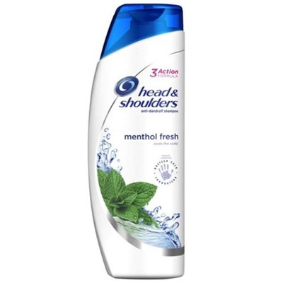 Head & Shoulders Anti Dandruff Shampoo COOL MENTHOL Refreshment For All Hair ...
