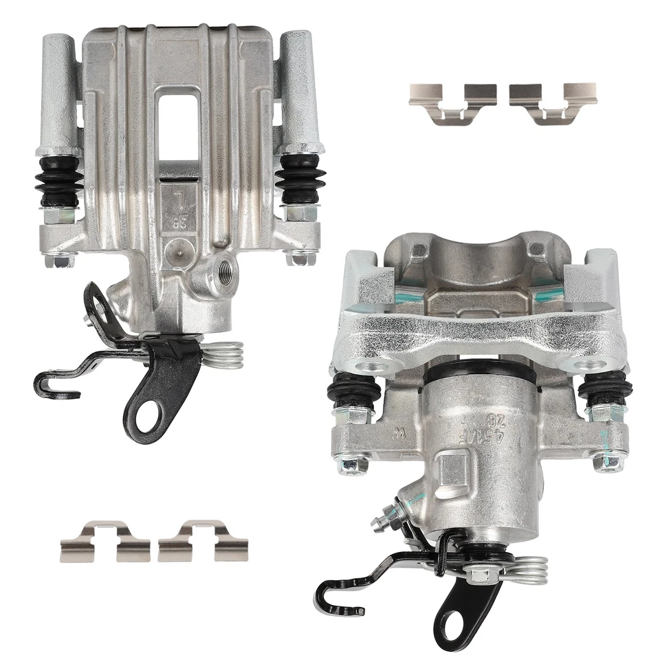 Rear Brake Calipers For 2010-2012 Audi A3 (Diesel) 2011 Volkswagen Golf 2 Pcs Foto 3 de 4