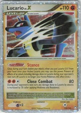 Lucario LV.X Holo Ultra Rare Mysterious Treasures 122/123 HP on eBay