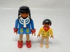 Playmobil Native American Figures Lot Of 2 Vintage