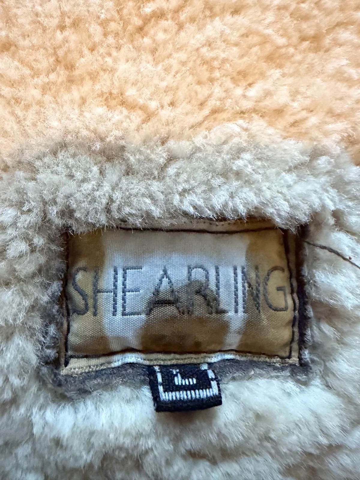 # Vintage "Marlboro Man" Style Men's Genuine Shearling Rancher Coat image 3