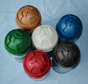2004 Lego Bionicle TOA METRU NUI (8601- 8606) in Rare GLITTER CANISTERS