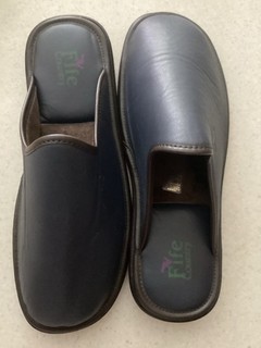 NEW .Men’s Slippers UK Size 11 (46) Leather Spain Fife Country Dark blue.