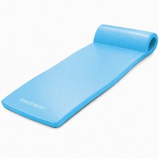 TRC Recreation Ultra Sunsation 2.5 Inch Thick Foam Pool Float Mat, Marina Blue