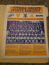 Football Greats 👍 Sports Banquet Celebrating The 25th Anniversary Of '85 Champs