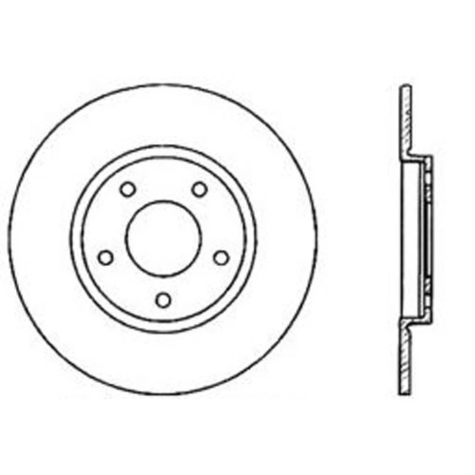 121.20017 Disco de freno centrado lado conductor trasero o pasajero derecho izquierdo Foto 2 de 2