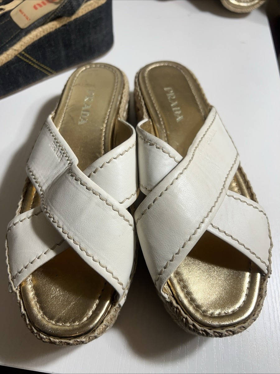 PRADAミュール XX 23.5cm PRADA(プラダ) サンダル・ミュール(レディース