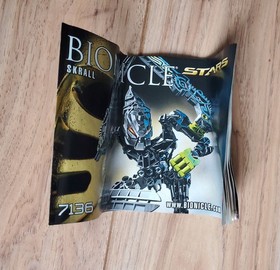 100% Complete and Retired Lego Bionicle Stars Skrall (7136) with Instructions 