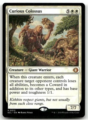 Curious Colossus #12 (LP) ECL Magic MTG